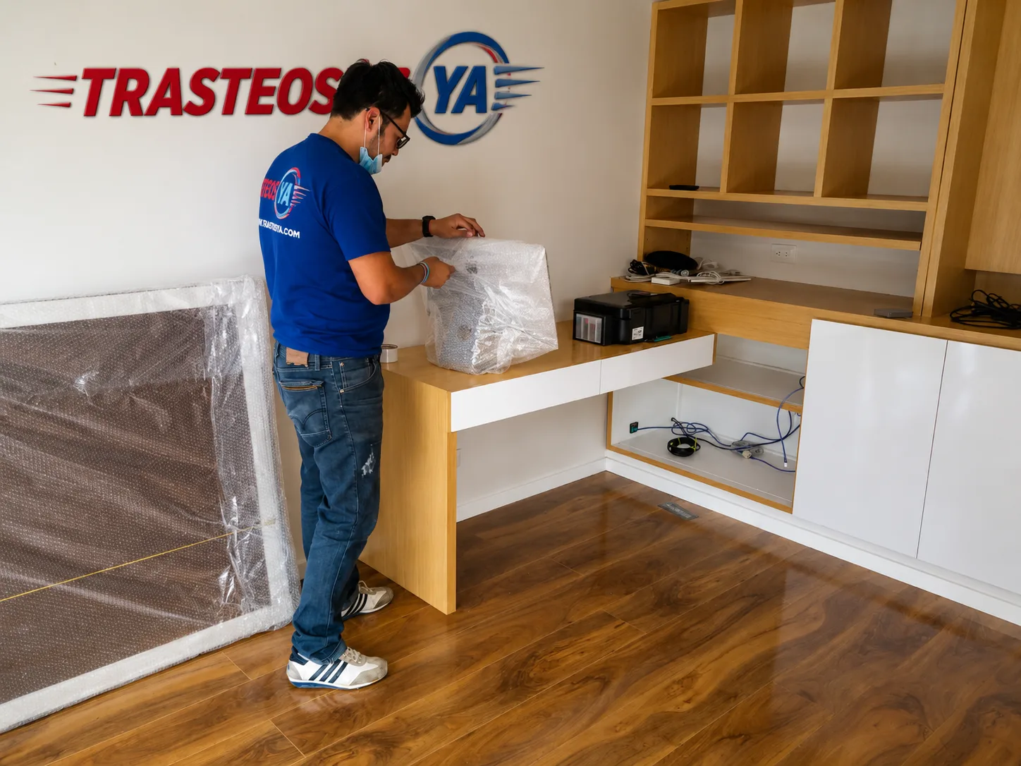 Embalaje profesional de mueble de cocina