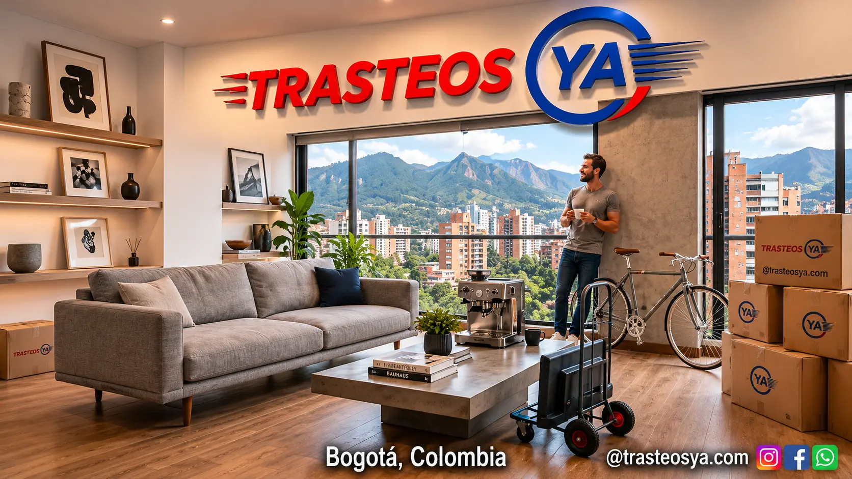 Mudanza comercial en Bogotá