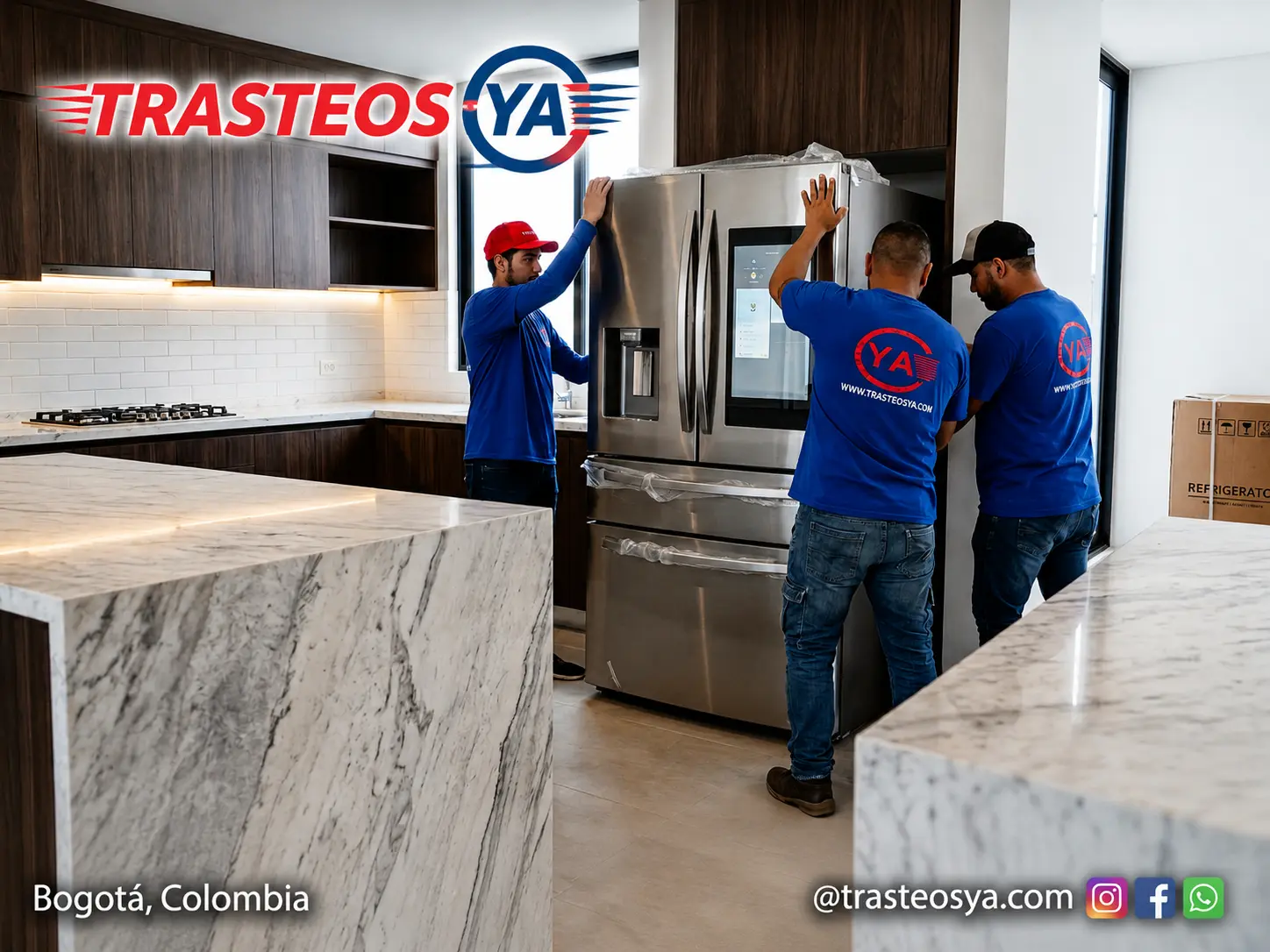 Equipo Trasteos Ya armando muebles